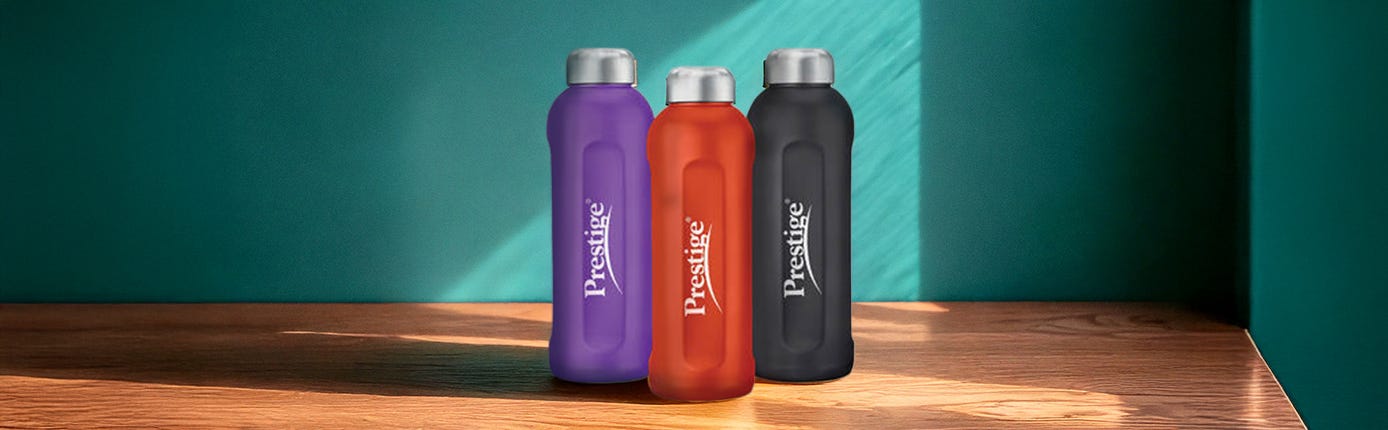 Prestige PDWBC Double Walled Coloured Stainless Steel Water Bottle