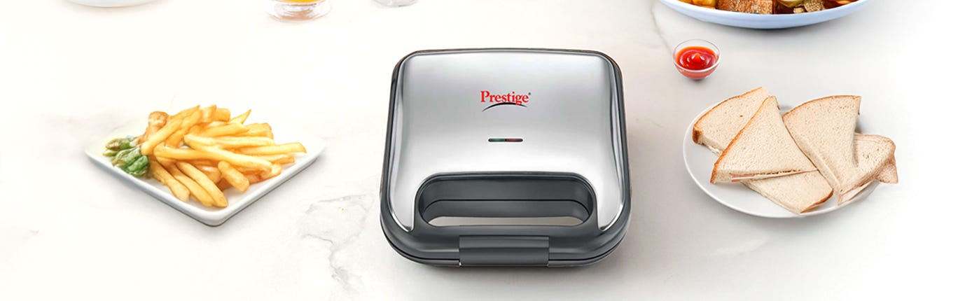 Prestige Sandwich Toaster With Fixed Sandwich Plates