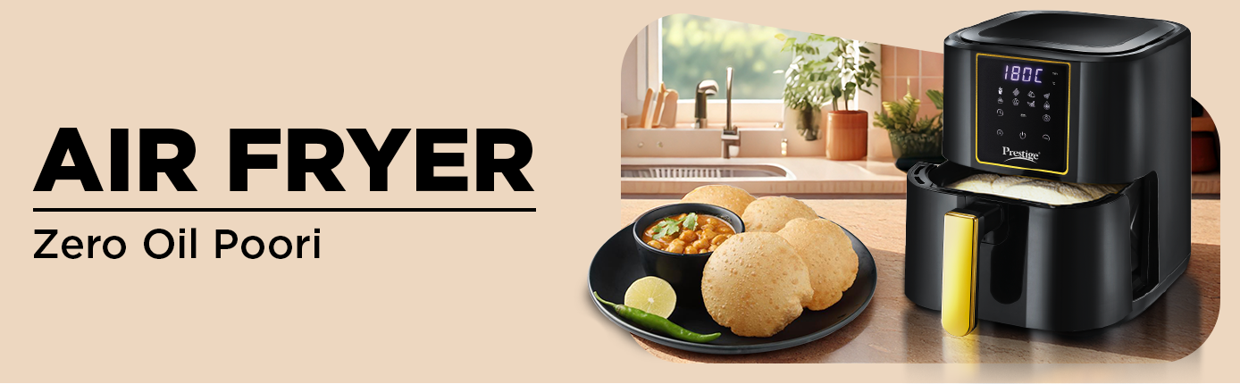 Zero Oil Poori Recipe using Air Fryer